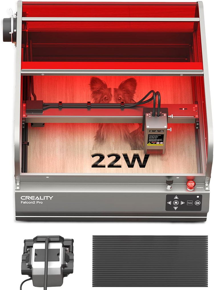 „Falcon 2 Pro 22W Laser“ uždaras graviruotis vis dar stabilus ilgomis veikimo valandomis?