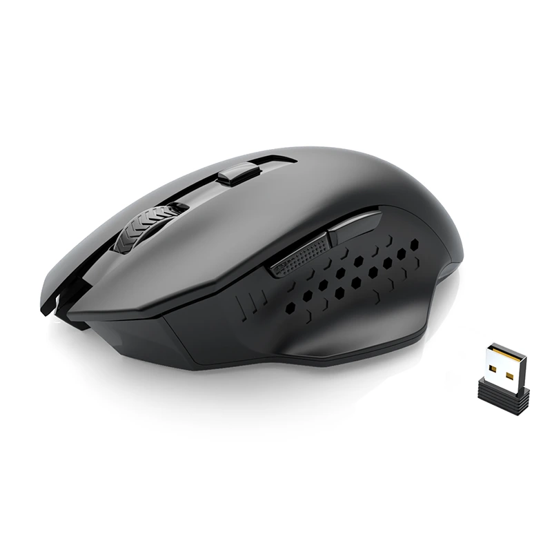 Ergonomiškai 2,4 g belaidžio žaidimų kompiuterio pele