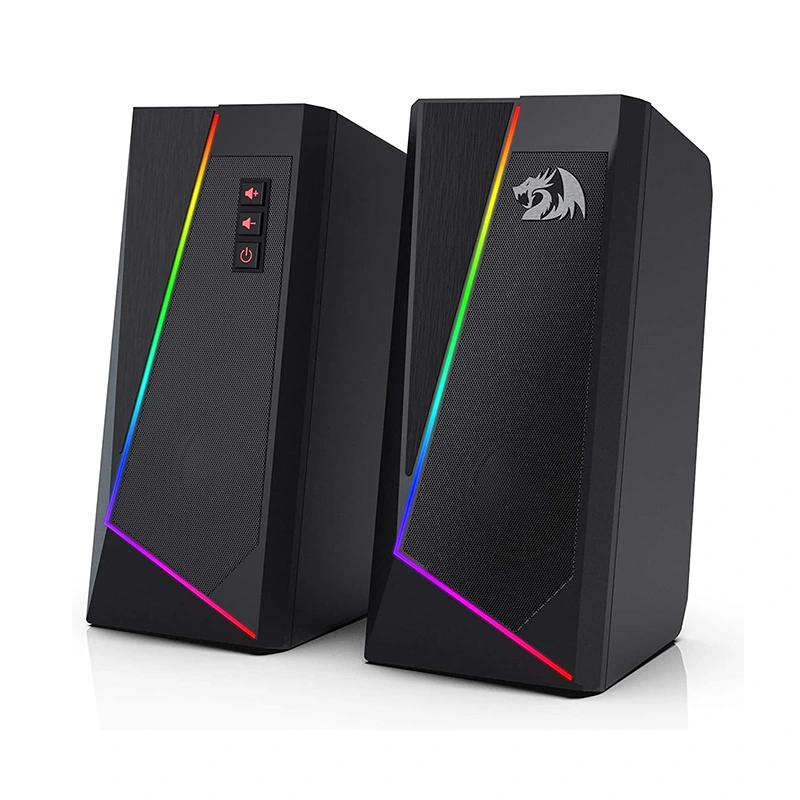 GS520 RGB staliniai garsiakalbiai 2.0 kanalas