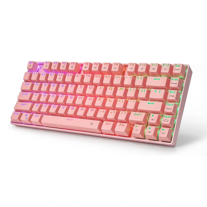 Belaidė mechaninė klaviatūra 2,4 GHz / USB 81 klavišai