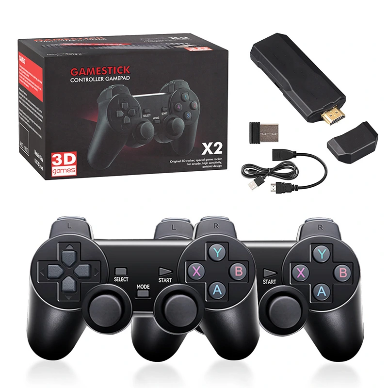 X2 vaizdo konsolė 2.4G belaidžio valdiklio HD žaidimas